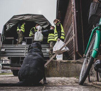 Wsparcie potrzebujących w ramach #OdpornaWiosna, 1 Podlaska Brygada OT