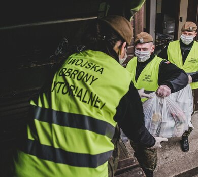 Wsparcie potrzebujących w ramach #OdpornaWiosna, 1 Podlaska Brygada OT