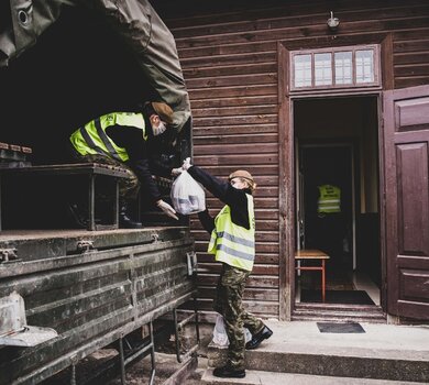 Wsparcie potrzebujących w ramach #OdpornaWiosna, 1 Podlaska Brygada OT