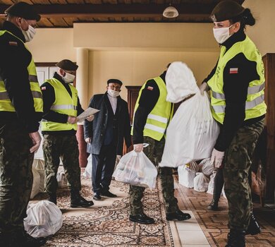 Wsparcie potrzebujących w ramach #OdpornaWiosna, 1 Podlaska Brygada OT