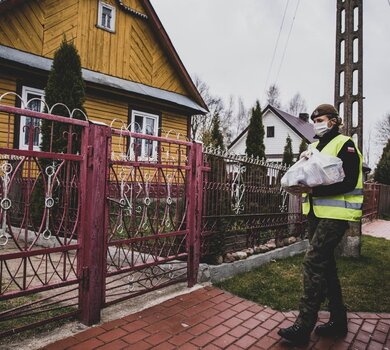 Wsparcie potrzebujących w ramach #OdpornaWiosna, 1 Podlaska Brygada OT