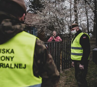 Wsparcie potrzebujących w ramach #OdpornaWiosna, 1 Podlaska Brygada OT