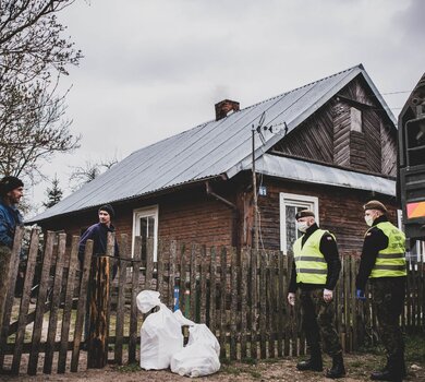 Wsparcie potrzebujących w ramach #OdpornaWiosna, 1 Podlaska Brygada OT