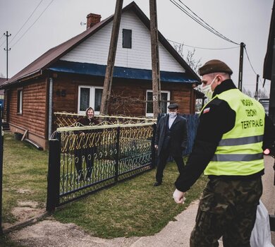 Wsparcie potrzebujących w ramach #OdpornaWiosna, 1 Podlaska Brygada OT