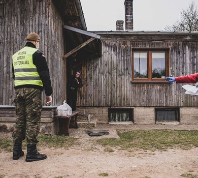 Wsparcie potrzebujących w ramach #OdpornaWiosna, 1 Podlaska Brygada OT