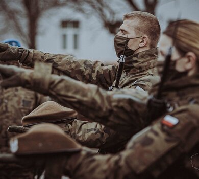 Przysięga żołnierzy 7 Pomorskiej Brygady OT w Słupsku