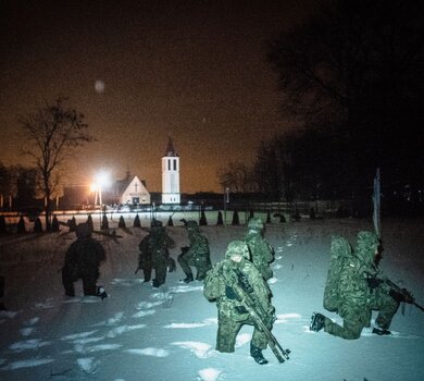 Działania nocne terytorialsów w okolicy Mielca