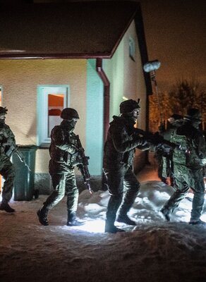 Działania nocne terytorialsów w okolicy Mielca