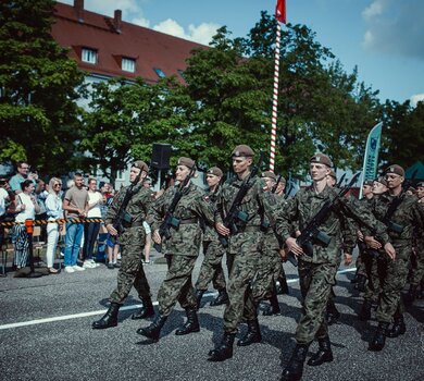 Przysięga wojskowa w Słupsku.