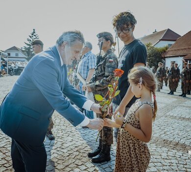 Przysięga wojskowa w Tykocinie