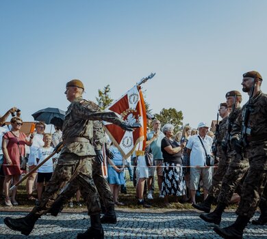 Przysięga wojskowa w Tykocinie