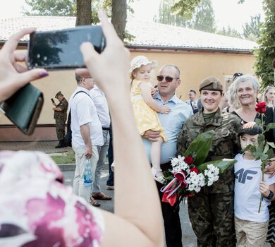 Przysięga żołnierzy 10ŚBOT w Sandomierzu