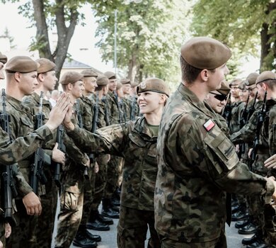 Przysięga żołnierzy 10ŚBOT w Sandomierzu