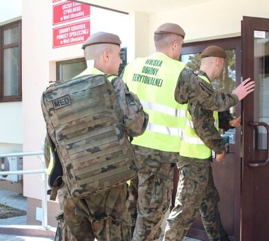 Żołnierze WOT na Lubelszczyźnie w operacji #SilneWsparcie