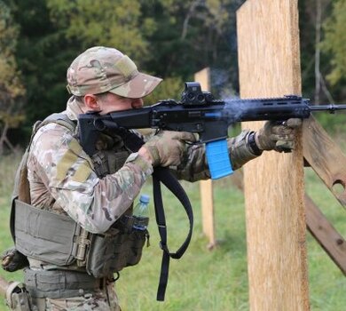 Szkolenie podlaskich Terytorialsów z Batalionową Grupą Bojową NATO