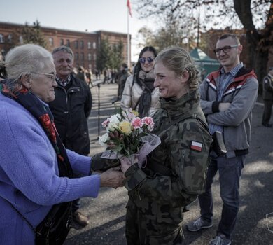 Przysięga wojskowa w Toruniu