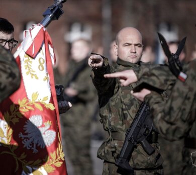 Przysięga wojskowa w Toruniu