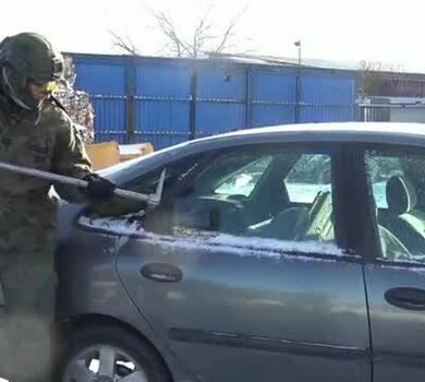 Szkolenie 13blp ze strażą pożarną