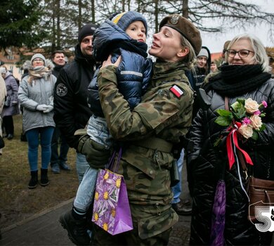 Przysięga żołnierzy 4 Warmińsko-Mazurskiej Brygady Obrony Terytorialnej