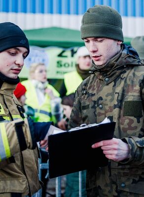 Podkarpaccy terytorialsi wspierają punkty recepcyjne