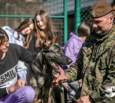 Psie wsparcie dla dzieci z Ukrainy