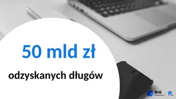 18 lat działania warte ponad 50 mld zł odzyskanych długów 