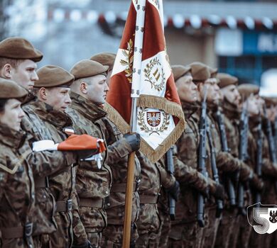 Chorzów. Przysięga wojskowa nowych terytorialsów 11 Małopolskiej Brygady OT.