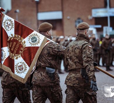 Chorzów. Przysięga wojskowa nowych terytorialsów 11 Małopolskiej Brygady OT.