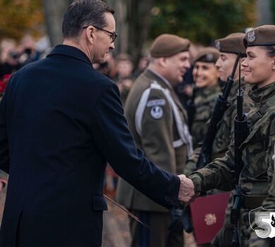 Pierwsza przysięga Stołecznych Terytorialsów