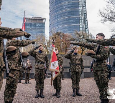 Pierwsza przysięga Stołecznych Terytorialsów