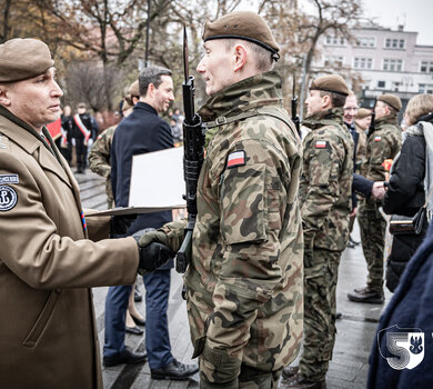 Pierwsza przysięga Terytorialsów w Opolu