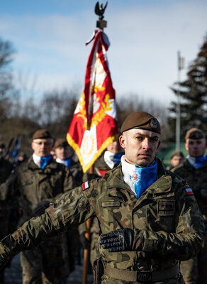 Przysięga wojskowa w 4WMBOT