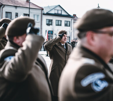 Przysięga wojskowa 11MBOT w Proszowicach