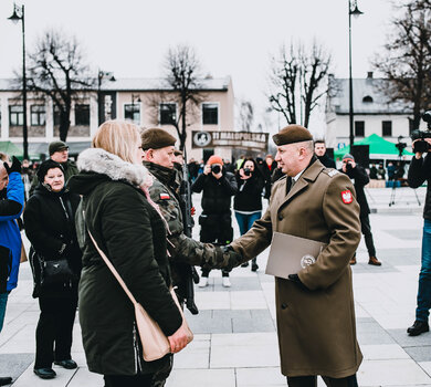 Przysięga wojskowa 11MBOT w Proszowicach