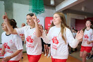 Lekcja WF-u w Sieprawiu (2)