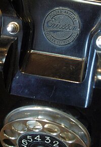 Telefon PASE - lata 30 (źródło Muzeum Techniki)