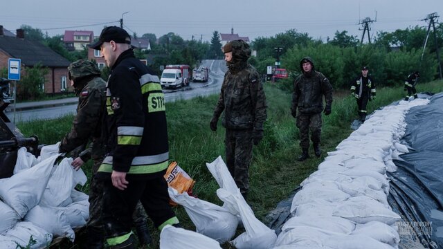 Alarm powodziowy Zawichost - 24.05.2019