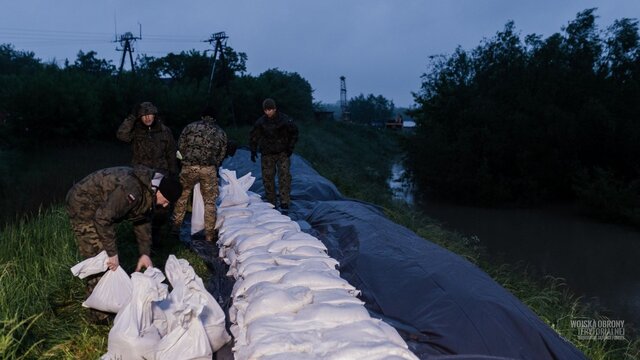 Alarm powodziowy Zawichost - 24.05.2019