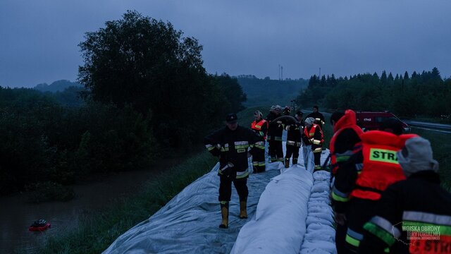 Alarm powodziowy Zawichost - 24.05.2019