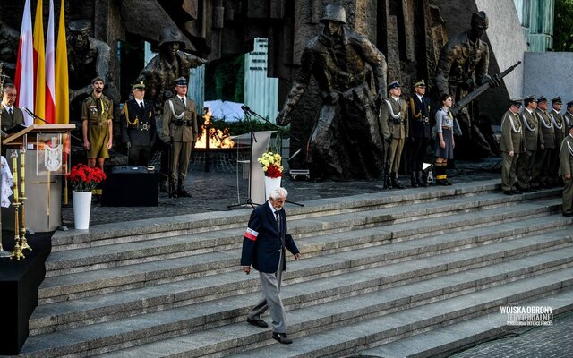 Uroczystości przy pomniku Powstania Warszawskiego - 31.07.2019