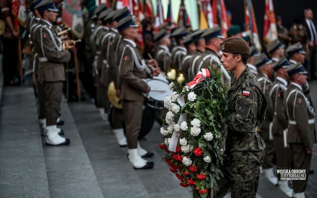 Uroczystości przy pomniku Powstania Warszawskiego - 31.07.2019