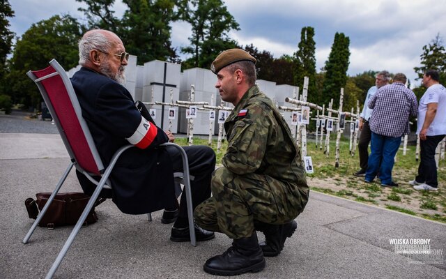 Wymiana tabliczek, Łączka - 23.07.2019