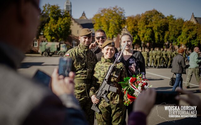 Przysięga w Lesznie 12 Wielkopolskiej Brygady OT - 12.10.2019