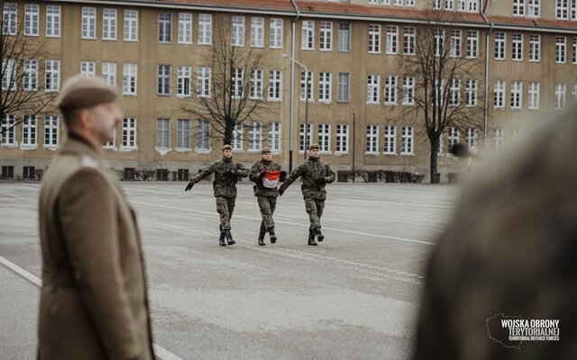 4 Warmińsko - Mazurska Brygada podczas przysięgi w Giżycku - 1.12.2019