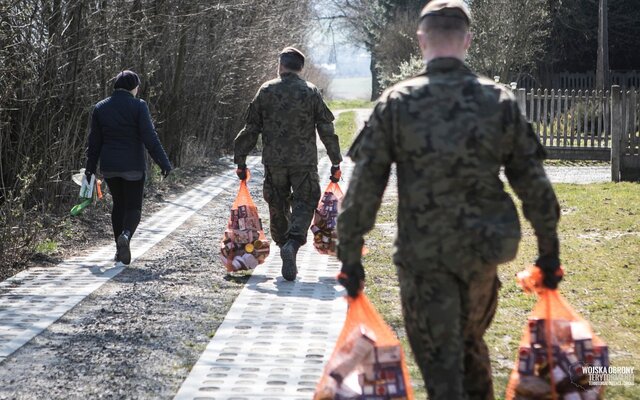 Wsparcie potrzebujących w ramach operacji #OdpornaWiosna, 2 Lubelska Brygada OT