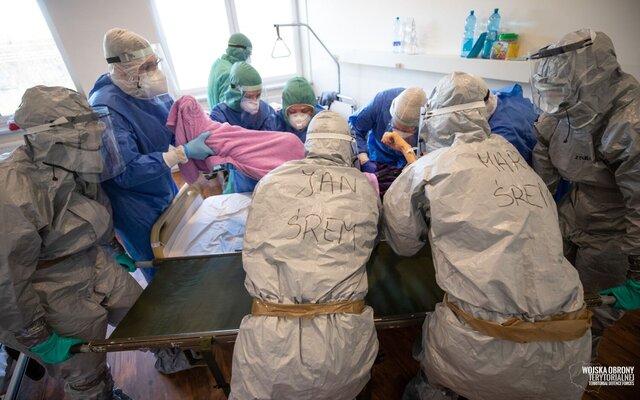 Ewakuacja Domu Pomocy Społecznej SALUS w Kaliszu, 12 Wielkopolska Brygada OT