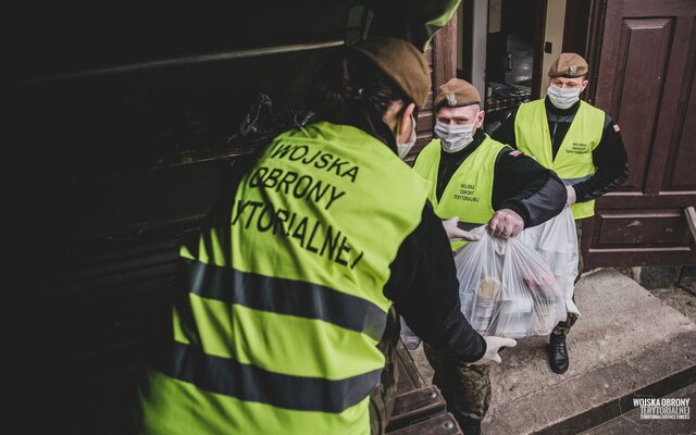 Wsparcie potrzebujących w ramach #OdpornaWiosna, 1 Podlaska Brygada OT