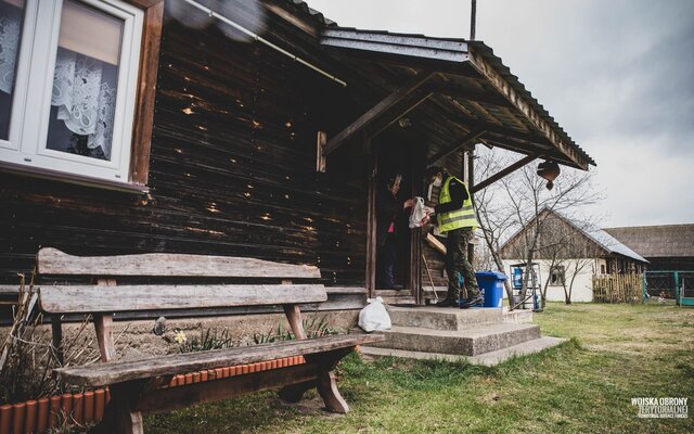 Wsparcie potrzebujących w ramach #OdpornaWiosna, 1 Podlaska Brygada OT