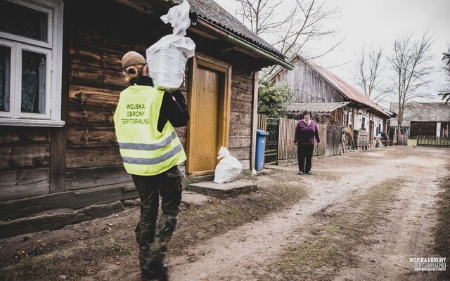 Wsparcie potrzebujących w ramach #OdpornaWiosna, 1 Podlaska Brygada OT