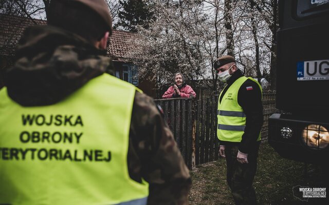 Wsparcie potrzebujących w ramach #OdpornaWiosna, 1 Podlaska Brygada OT